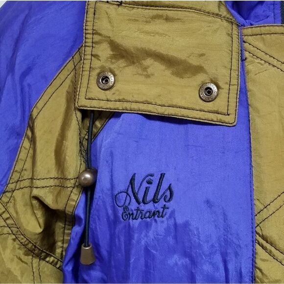 VINTAGE NILS Skiwear Hooded Ski Puffer Jacket - Picture 5 of 14